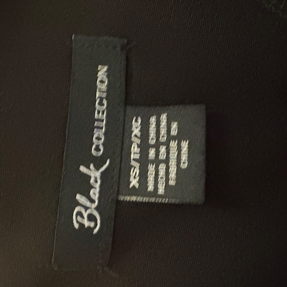 Black Ruffle Hem Dress - Picture 2 of 2